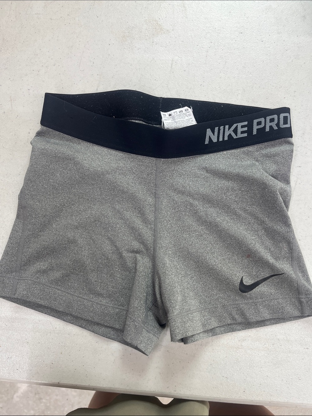 Nike Pro Women's Heather Gray Athletic spandex